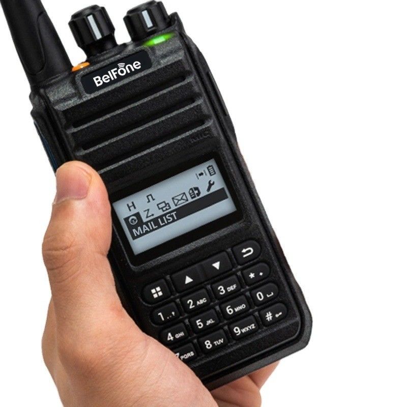 Bellphone noir Bf-Td515 VHF UHF Radio longue portée 5W Portable sans fil à deux voies Commercial