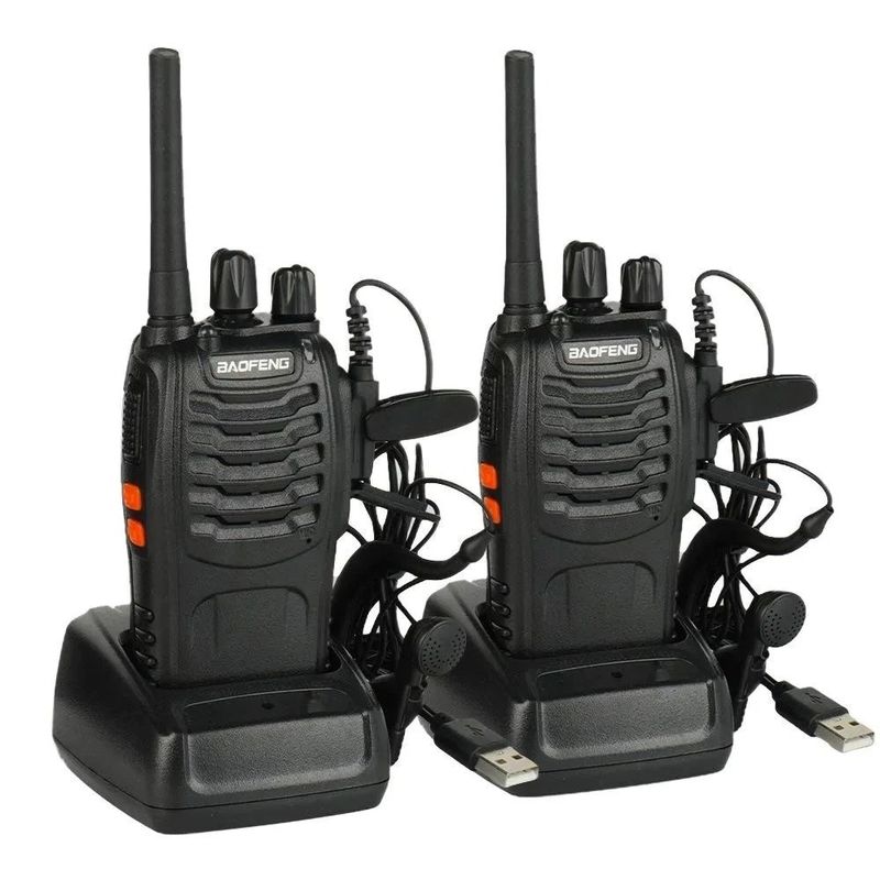 Baofeng Bf-88E 1500mAh Two-Way Handheld Walkie Talkie pour les FRS et les radios de jambon en 2024