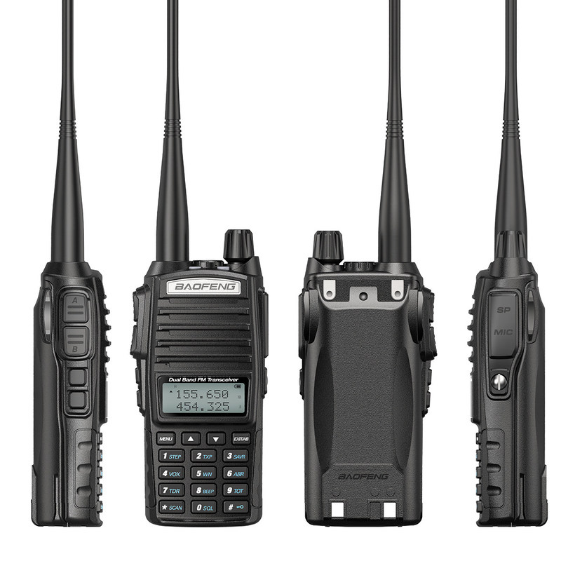 Baofeng UV82 VHF UHF Radio portable pour le Pakistan PTT 5 km Communication longue distance