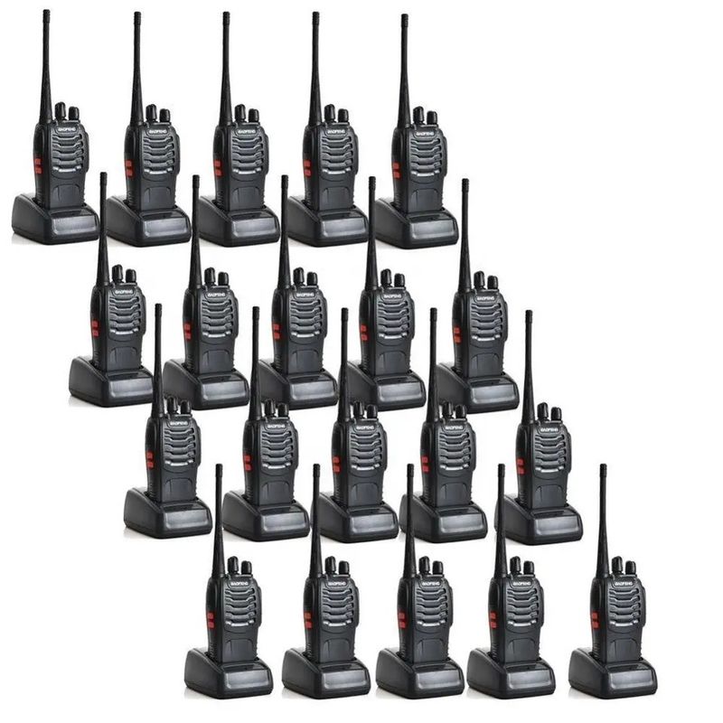 BF-888S Baofeng 5W Walkie Talkie avec une capacité de batterie de 1500 mAh et un type de fréquence UHF